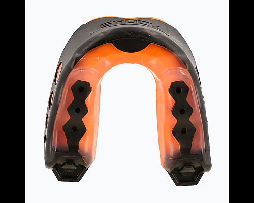 Капа боксерська доросла Shock Doctor Gel Max від 11 років чорно-оранжева