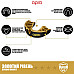 Капа боксерська доросла OPRO Gold Grillz від 11 років чорно-золотиста