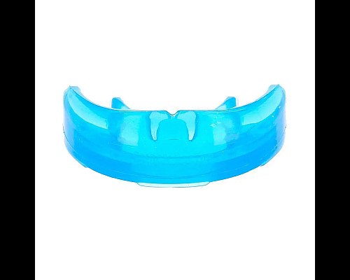 Капа боксерська під брекети Shock Doctor Single Braces до 11 років блакитна