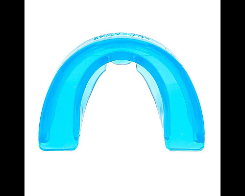 Капа боксерська під брекети Shock Doctor Single Braces до 11 років блакитна