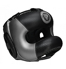 Шолом боксерський з бампером RDX L2 Mark Pro L, чорно-сірий