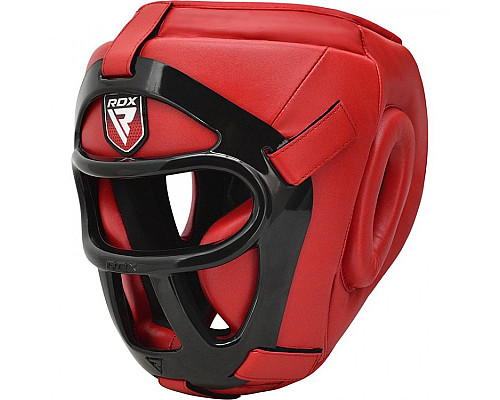Шолом боксерський тренувальний RDX Guard L, червоний
