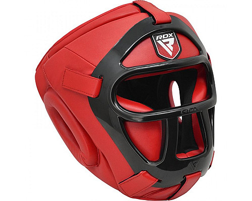 Шолом боксерський тренувальний RDX Guard L, червоний