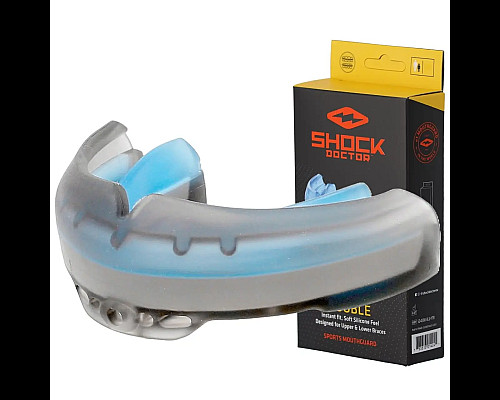 Капа боксерська під брекети Shock Doctor Ultra Braces від 12 років чорна