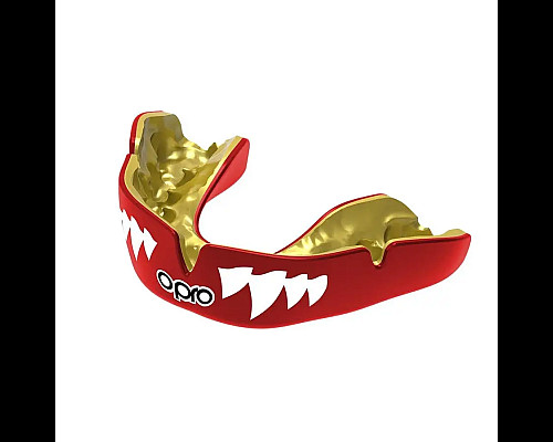 Капа боксерська доросла OPRO Instant JAWS від 11 років червона