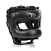 Шолом боксерський із захистом носа Yakimasport PRO BLACK,  розмір М