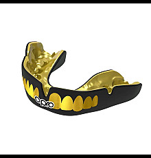 Капа боксерська доросла OPRO Instant TEETH від 11 років чорно-золотиста