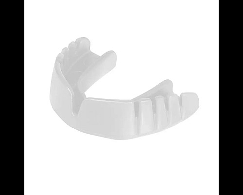 Капа боксерська доросла OPRO Snap-Fit від 11 років біла