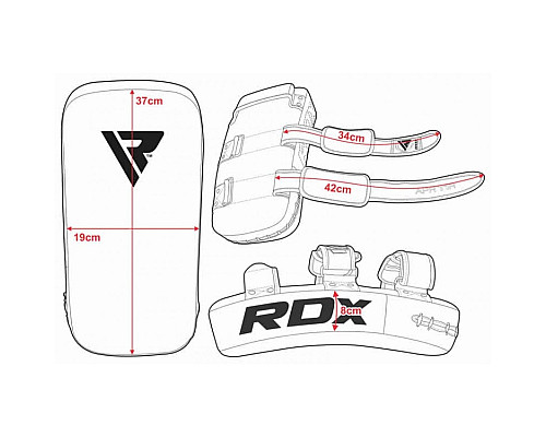 Пади для тайського боксу RDX, (1 шт) різнокольорові
