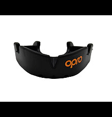 Капа боксерська доросла OPRO Bronze від 10 років чорна