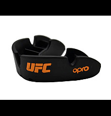 Капа боксерська доросла OPRO Bronze UFC Hologram від 10 років чорна