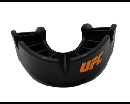Капа боксерська доросла OPRO Bronze UFC Hologram від 10 років чорна
