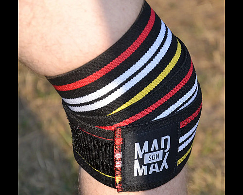 Бинти на коліна MadMax MFA-292 1,8 м, різнокольорові