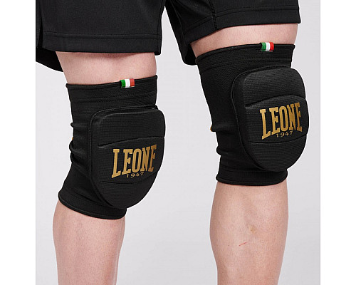 Наколінники Leone DNA L/XL, чорно-золотисті