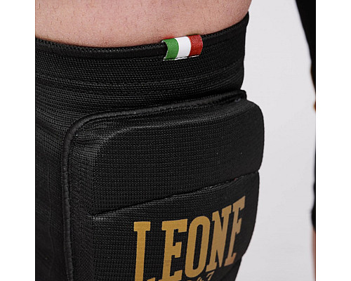 Наколінники Leone DNA L/XL, чорно-золотисті