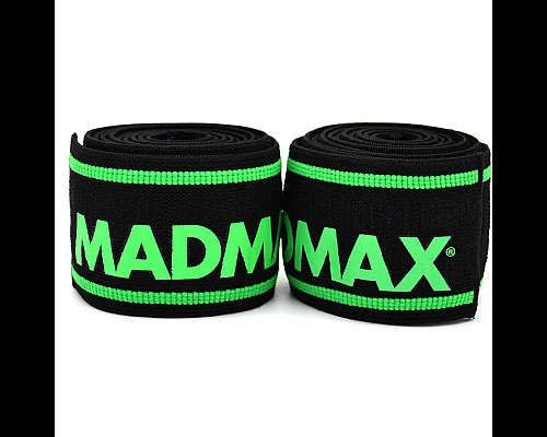 Бинти на коліна MadMax MFA-299 2 м, чорно-зелені