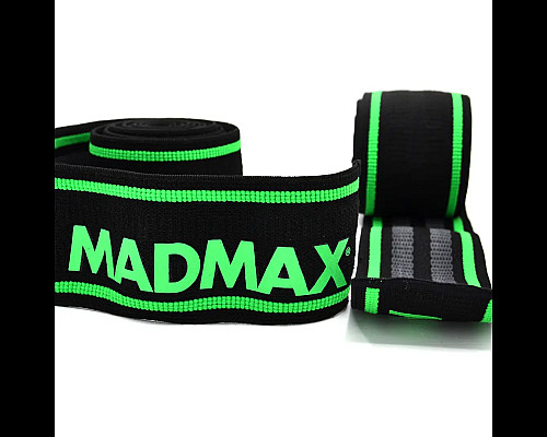 Бинти на коліна MadMax MFA-299 2 м, чорно-зелені