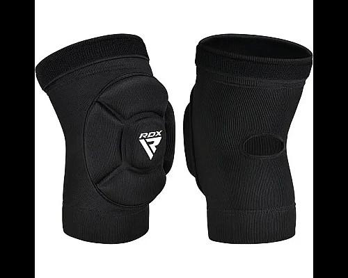 Наколінники спортивні RDX Hosiery Knee Foam K5 L, чорно-білі