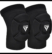 Наколінники спортивні RDX Hosiery Knee Foam K5 L, чорно-білі