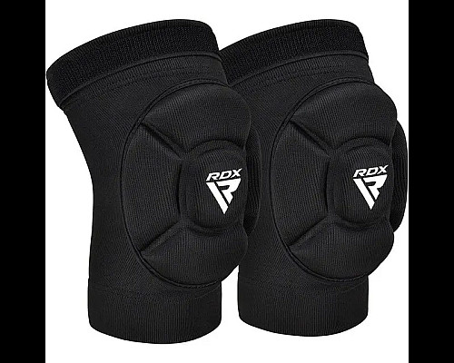 Наколінники спортивні RDX Hosiery Knee Foam K5 L, чорно-білі