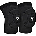 Наколінники спортивні RDX Hosiery Knee Foam K5 L, чорно-білі