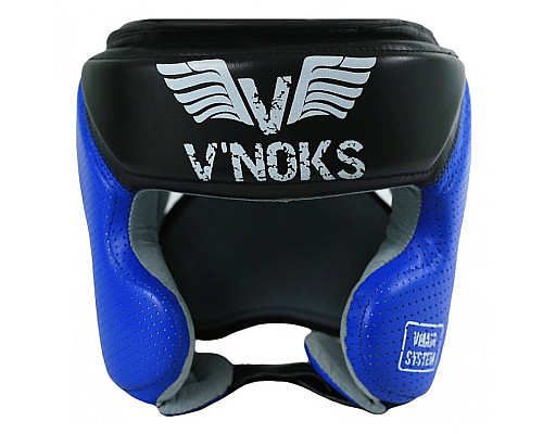 Шолом боксерський VNoks Futuro Tec S/M, чорно-синій
