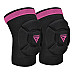 Наколінники спортивні RDX HOSIERY KNEE FOAM K5 M, чорно-рожеві