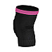 Наколінники спортивні RDX HOSIERY KNEE FOAM K5 M, чорно-рожеві