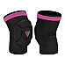 Наколінники спортивні RDX HOSIERY KNEE FOAM K5 M, чорно-рожеві