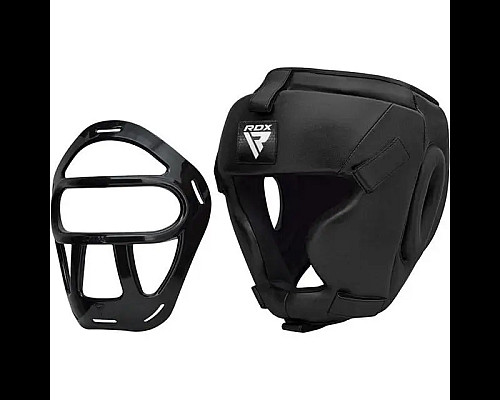 Шолом боксерський  RDX T1 Grill розмір XL, чорний
