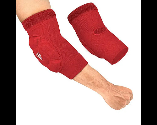 Налокітники спортивні RDX Hosiery Elbow Foam XL, червоні