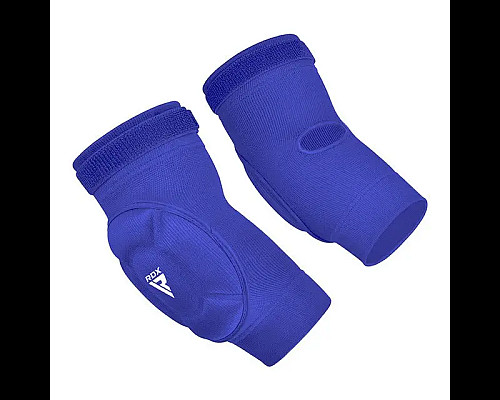 Налокітники спортивні RDX Hosiery Elbow Foam M, сині