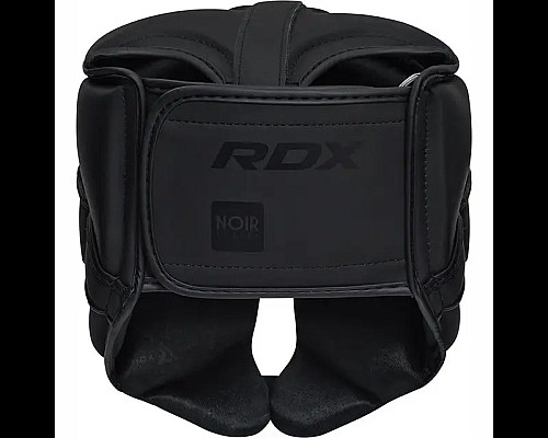 Шолом боксерський з капою RDX T15 Noir Cheek Protector розмір XL, чорний