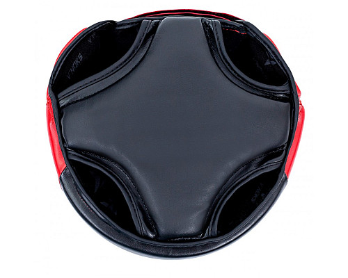 Шолом боксерський VNoks Lotta L/XL, чорно-червоний