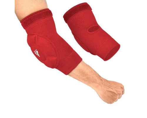 Налокітники спортивні RDX Hosiery Elbow Foam M, червоні