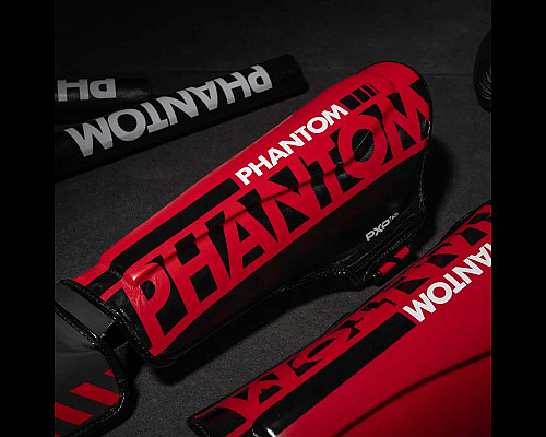 Захист гомілки та стопи Phantom APEX Striking S/M, червоний