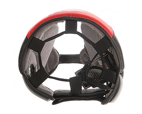 Шолом боксерський VNoks Potente XL, чорно-червоний