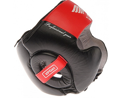 Шолом боксерський VNoks Potente XL, чорно-червоний