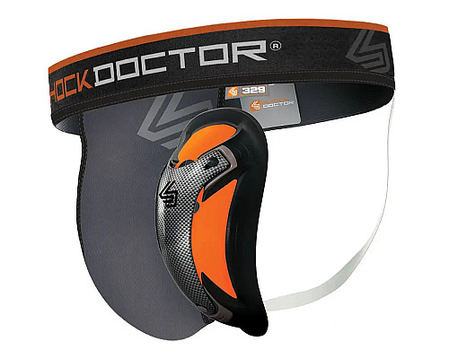 Захист паху Shock Doctor 329 Ultra Carbon Flex Cup M, сірий