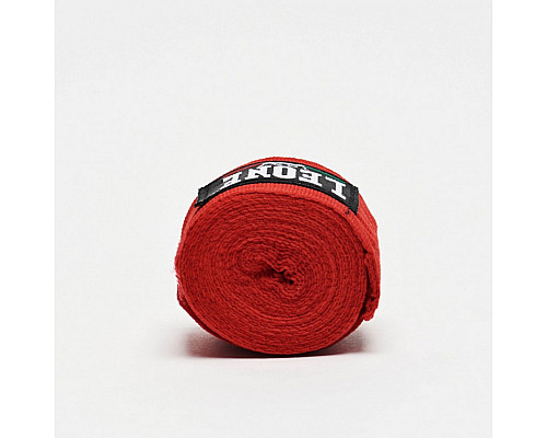 Бинти для боксу Leone 500083 3,5 м, червоні