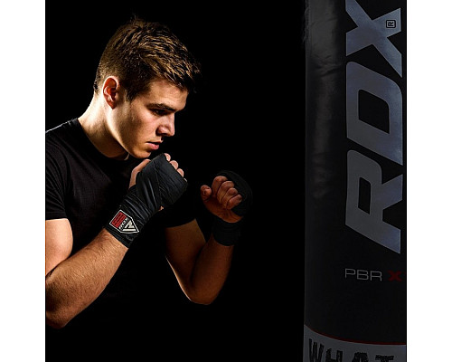 Бинти для боксу RDX 10401 Fibra 4.5 м, чорні