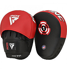 Лапи боксерські RDX T1, чорно-червоні