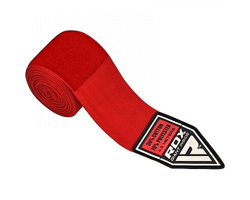 Бинти для боксу RDX 10405 Fibra 4.5 м, червоні