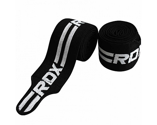 Бинти для присідань RDX 20217, чорно-білі