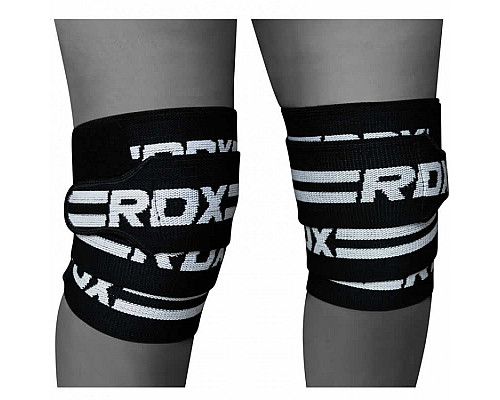 Бинти для присідань RDX 20217, чорно-білі