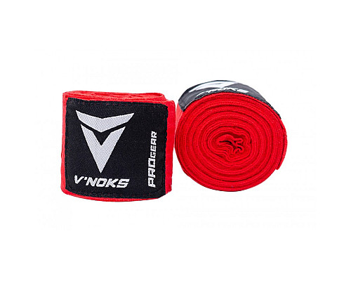 Бинти для боксу VNoks 40232 4,5 м, червоні