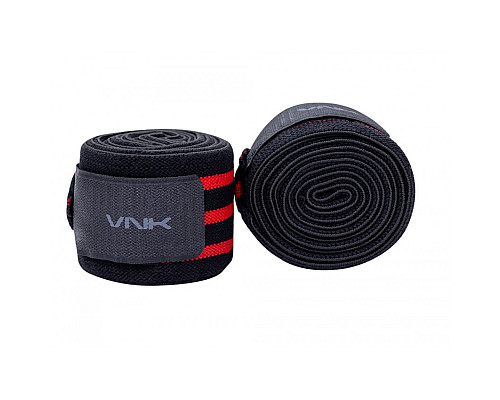 Бинти для присідань VNK 60081 2м, чорно-червоні