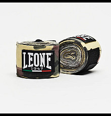 Бинти для боксу Leone AB705 3,5 м, зелений камуфляж
