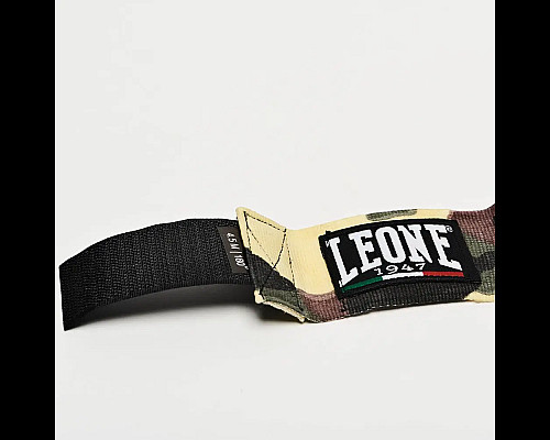 Бинти для боксу Leone AB705 3,5 м, зелений камуфляж