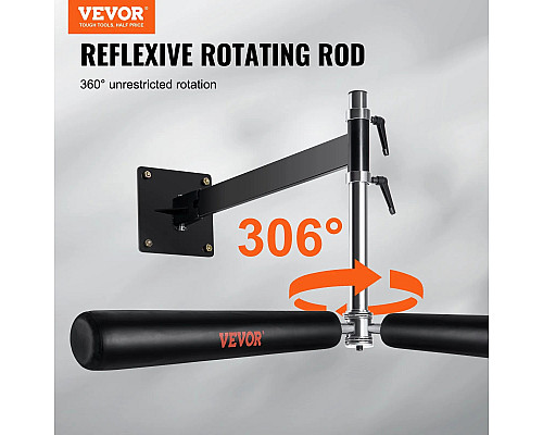 Боксерський гриф настінний VEVOR, чорний